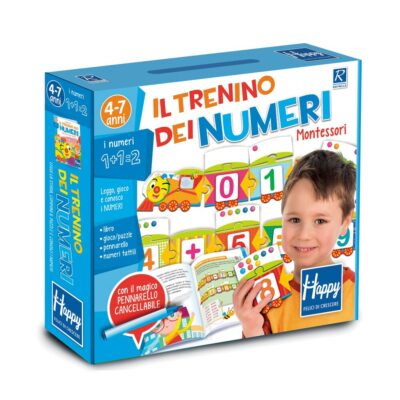 Il trenino dei numeri Montessori
