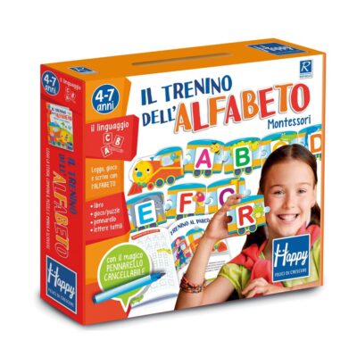 Il trenino dell'alfabeto Montessori
